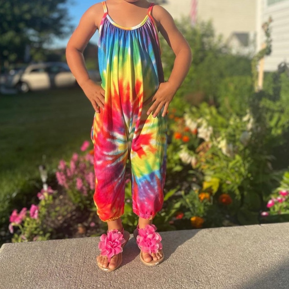 Tie dye romper!